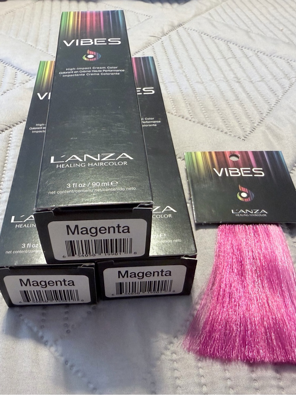Professional Lanza Vibes  Hair Color/ no mixing — Magenta